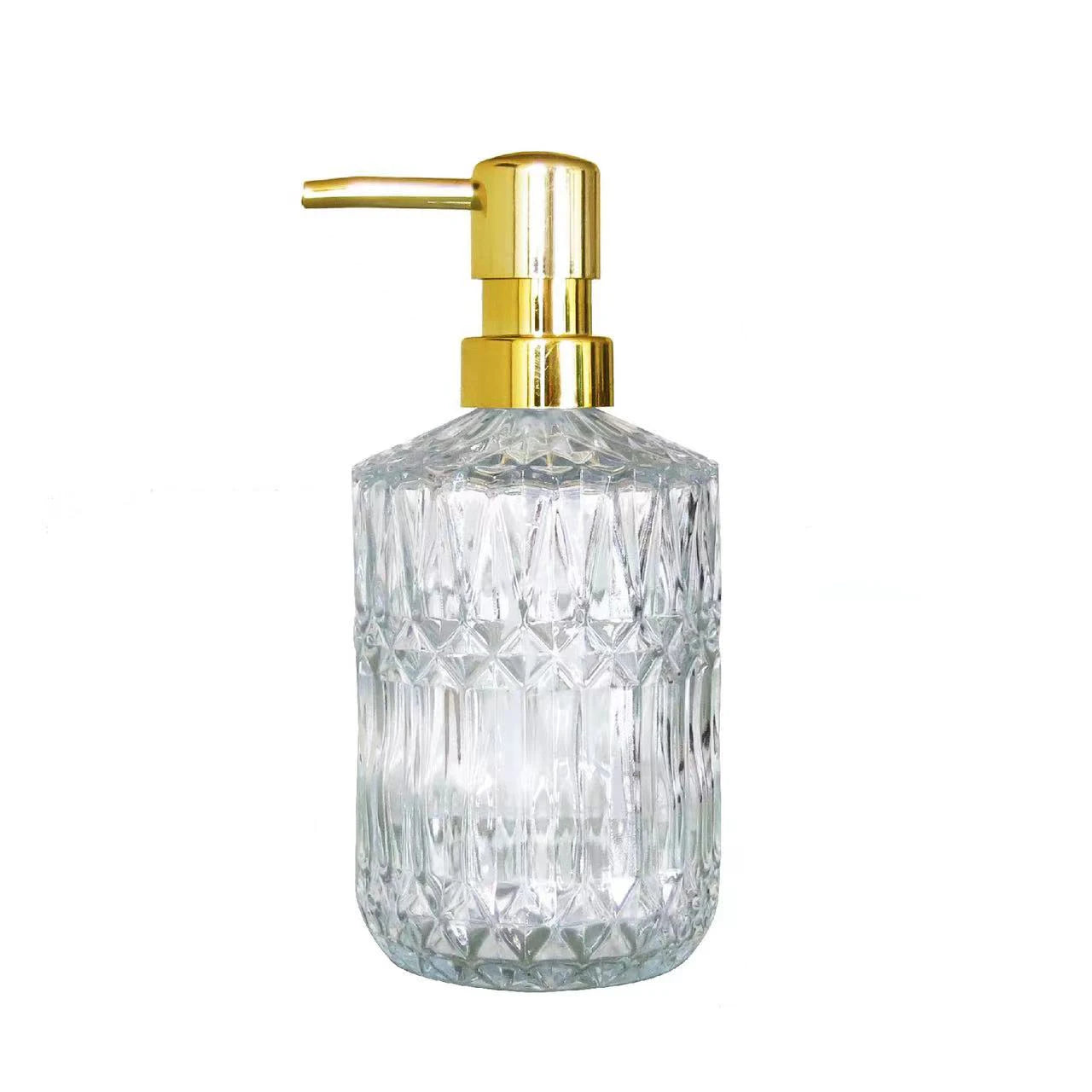 Bathroom Soap Dispenser Portable Glass Travel Liquid Hand Sanitizer Container 450ml Shampoo Body Wash Dispenser Accessories