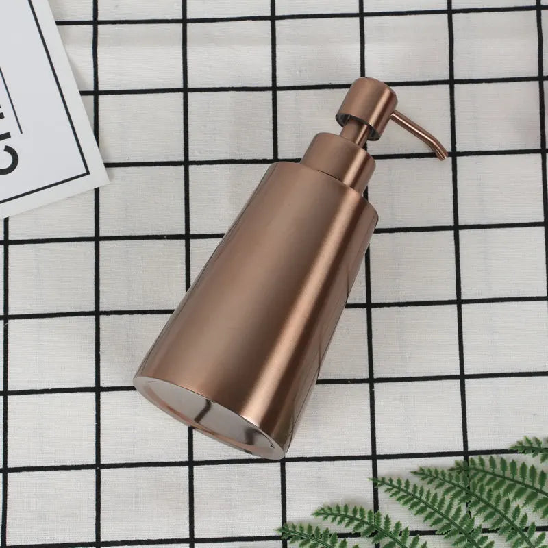Rose Gold 304 Stainless Steel Liquid Soap Dispenser