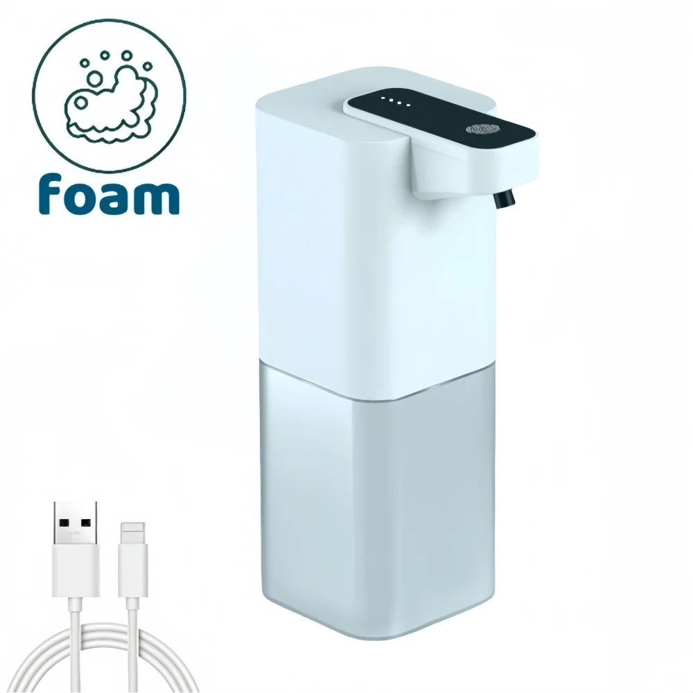 Automatic Soap Dispenser Infrared Sensor Foam Hand Sanitizer USB Rechargeable Foaming Hand Soap Dispenser for Bathrooms
