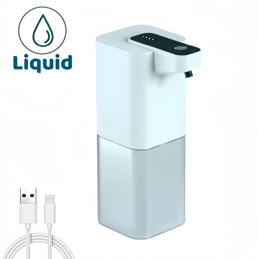 Automatic Soap Dispenser Infrared Sensor Foam Hand Sanitizer USB Rechargeable Foaming Hand Soap Dispenser for Bathrooms