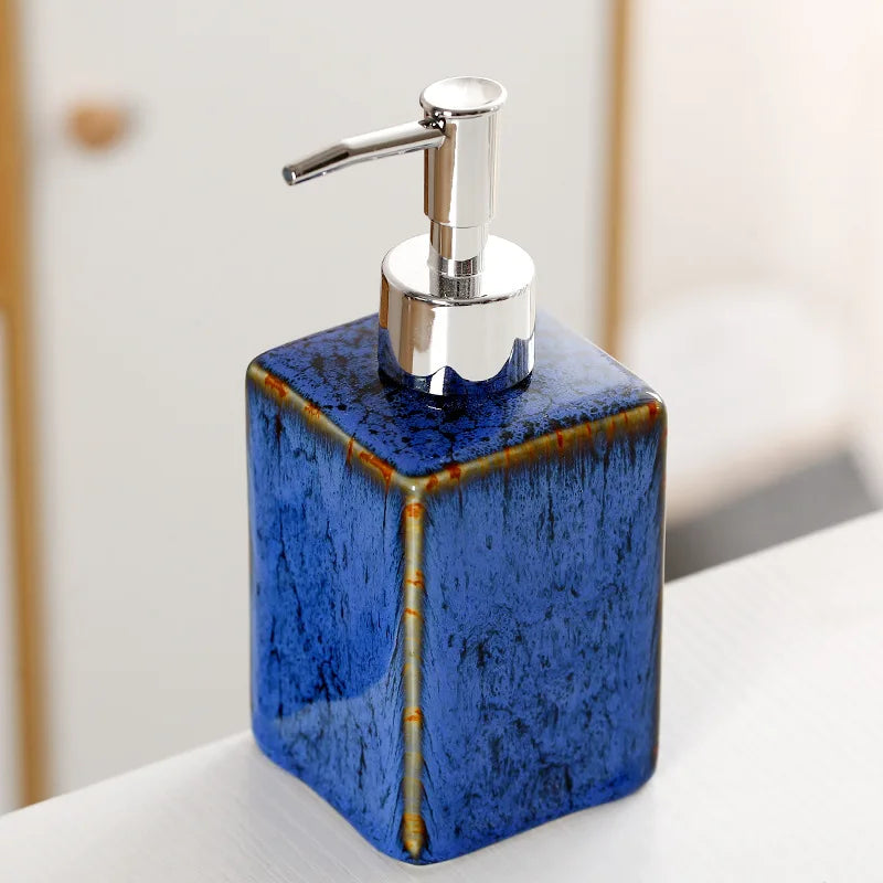 350ml soap dispenser ceramic press bottle shampoo and shower gel dispensing bottle bathroom accessories shower shampoo dispenser