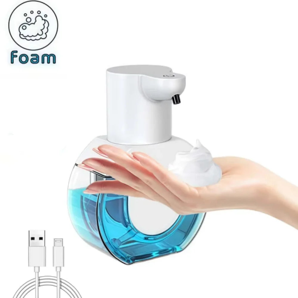 Automatic Soap Dispenser Infrared Sensor Foam Hand Sanitizer USB Rechargeable Foaming Hand Soap Dispenser for Bathrooms