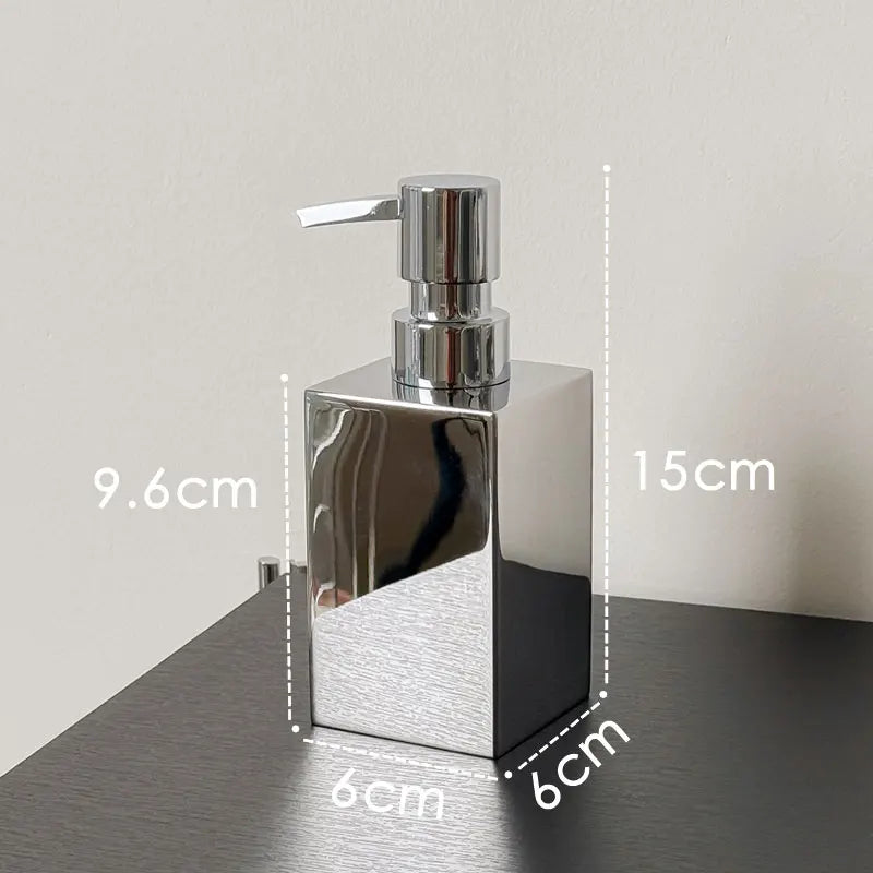 304 Stainless Steel Liquid Soap Dispenser Hand Sanitizer Bottle for Bathroom