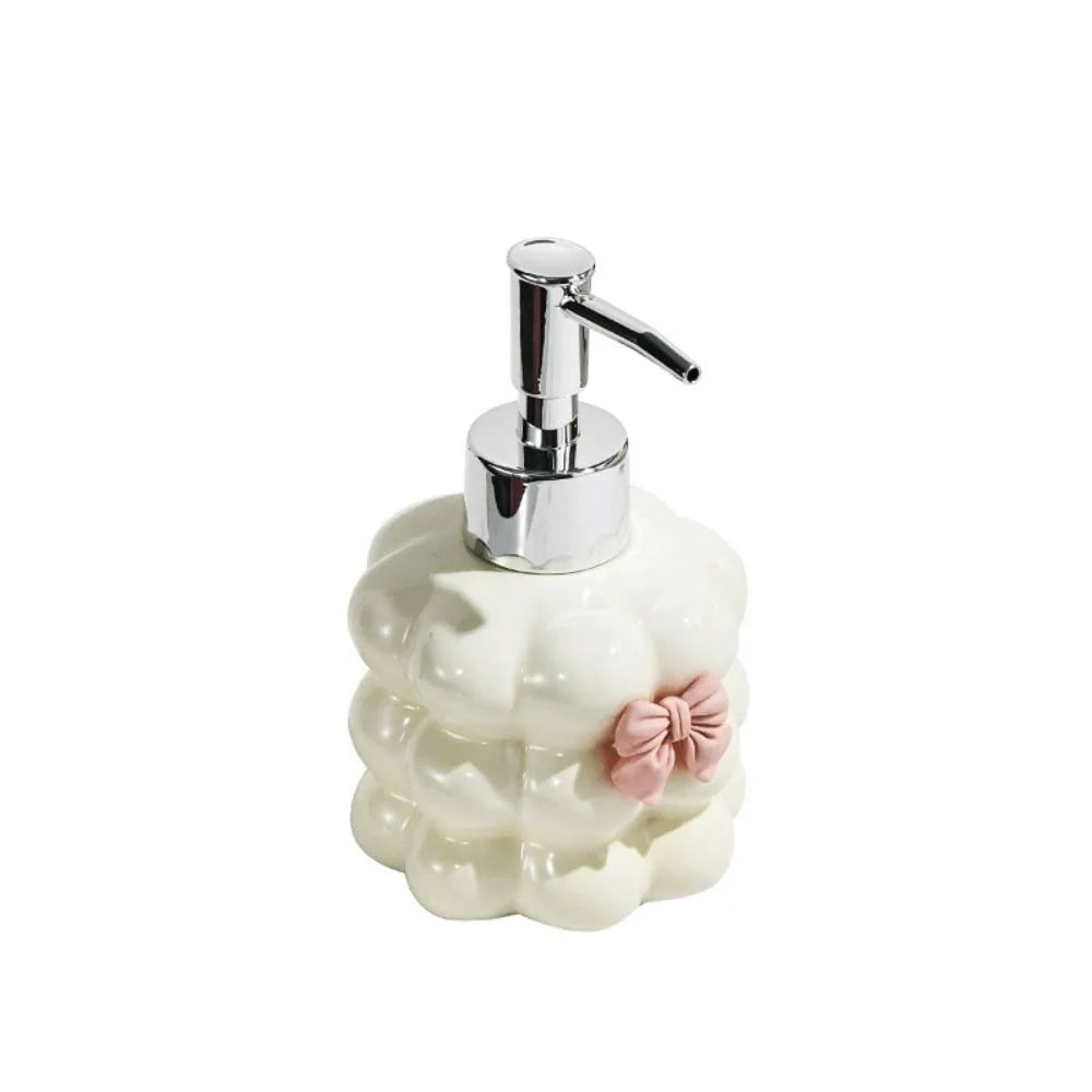250ml Liquid Soap Dispenser Press Separated Bottle Bathroom Accessories Ceramic Body Wash Shampoo Dispenser Bottle Home Decor