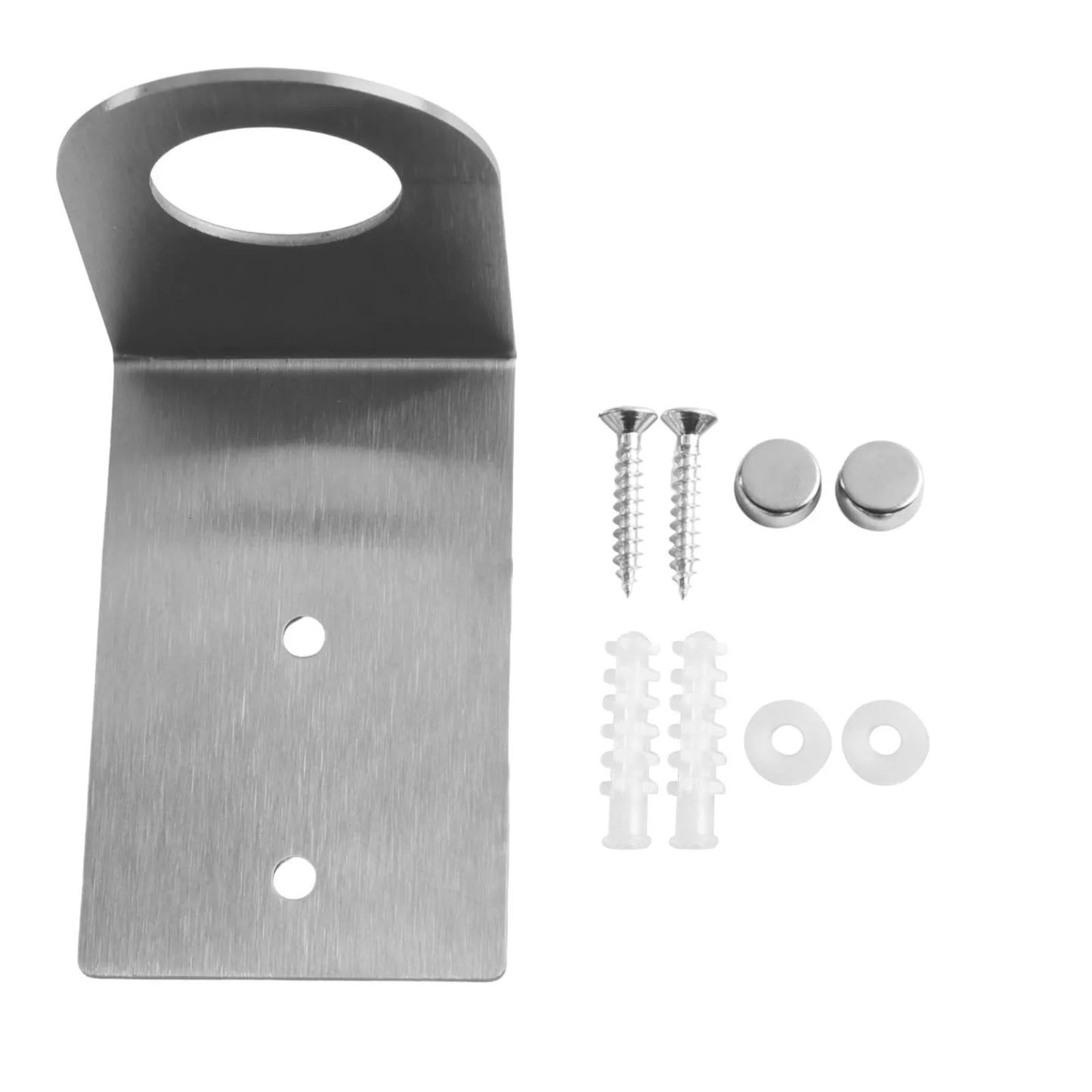 Wall Mounted Stainless Steel Bathroom Soap Dispenser Bottle Holder Hanger Gel Shampoo Storage Rack Bathroom Organizer