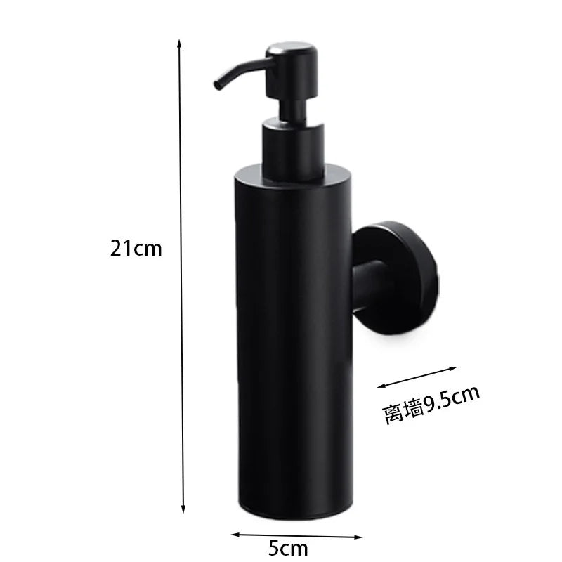 Liquid Soap Dispenser Bathroom Wall Mounted Gold Stainless Steel Shower Gel Detergent Shampoo Bottle For Kitchen Hotel Home