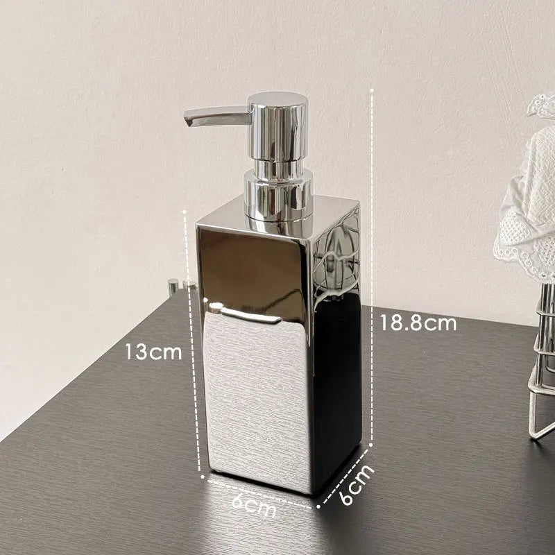 304 Stainless Steel Liquid Soap Dispenser Hand Sanitizer Bottle for Bathroom