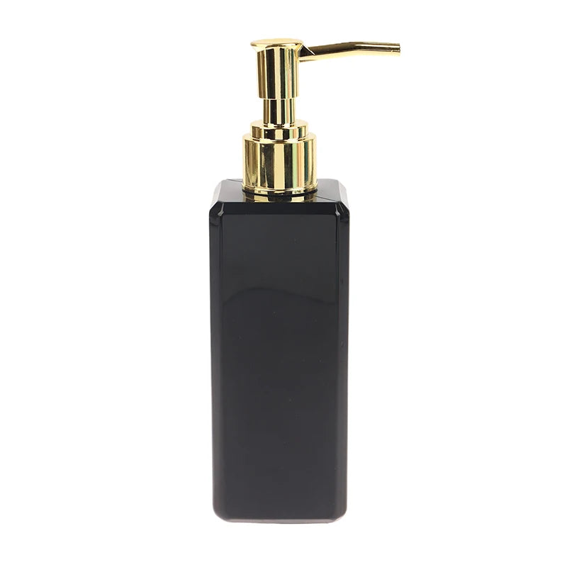 250ml Liquid Soap Dispenser Refillable Pump Bottle Square Bathroom Accessory Shampoo Conditioner Container Beauty Salon