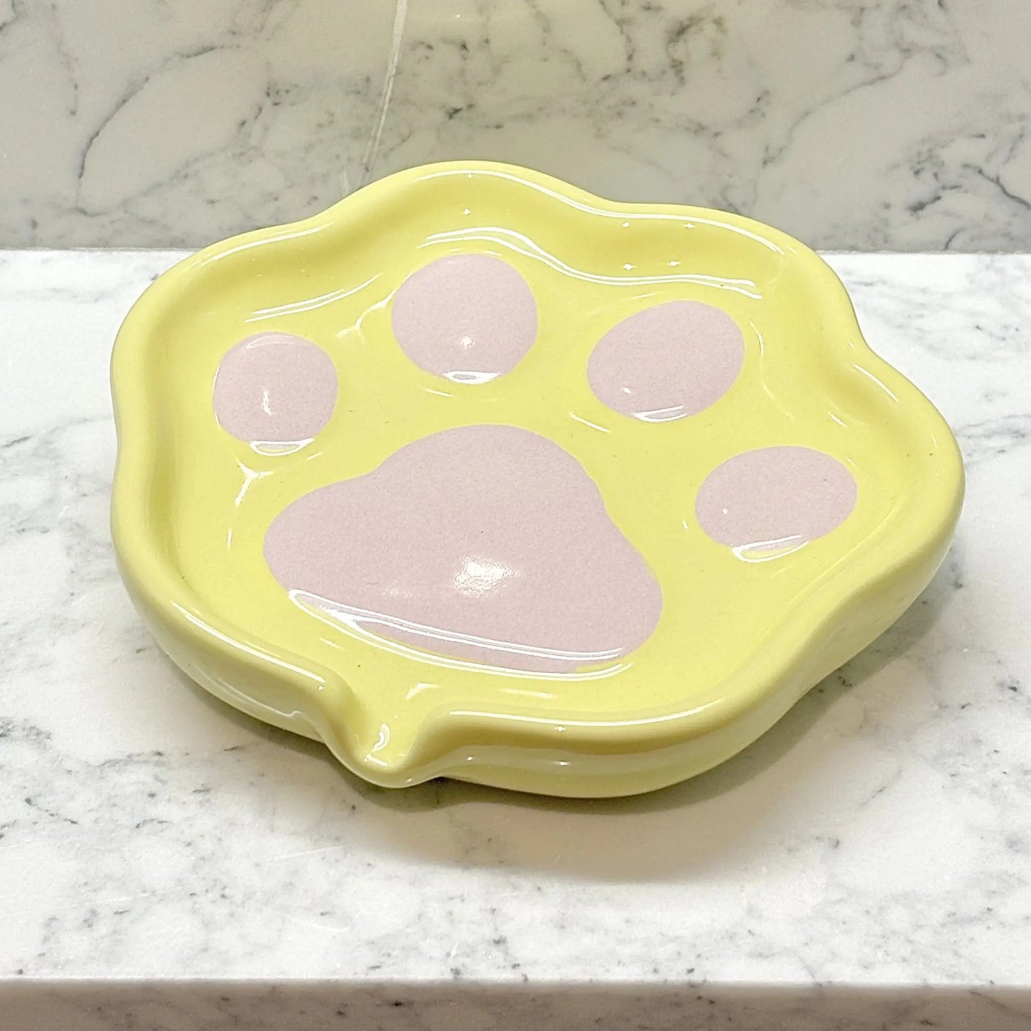Cute Cat's Paw Liquid Soap Dispenser Shower Gel Shampoo Ceramic Soap Dispenser Cat'spaw Soap Container Bathroom Accessories Gift