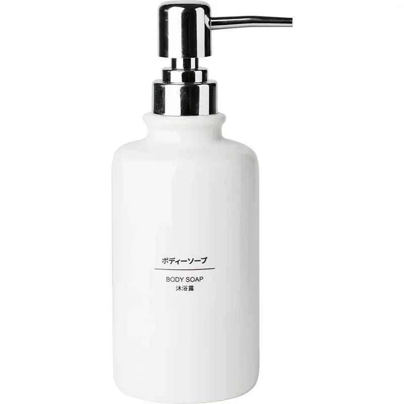 Ceramic Liquid Soap Dispensers, Emulsion Sub Bottl, Latex Bottles, Bathroom Accessories Set, Wedding Gift, 1piece
