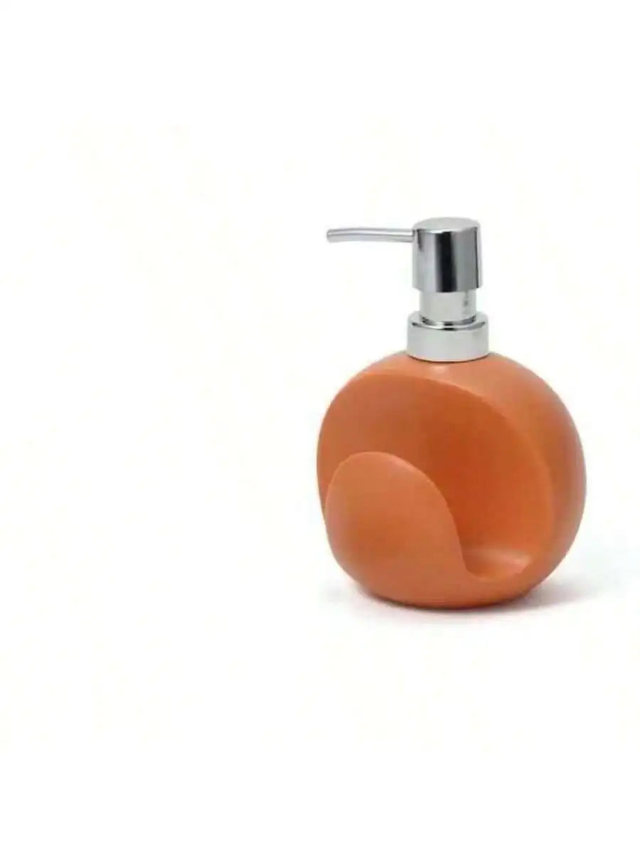 2 in 1 Ceramic Lotion Bottle Soap Dispenser Dual Purpose Bottle Sponge Seat Hand Sanitizer Bottle Bathroom Supplies Soap