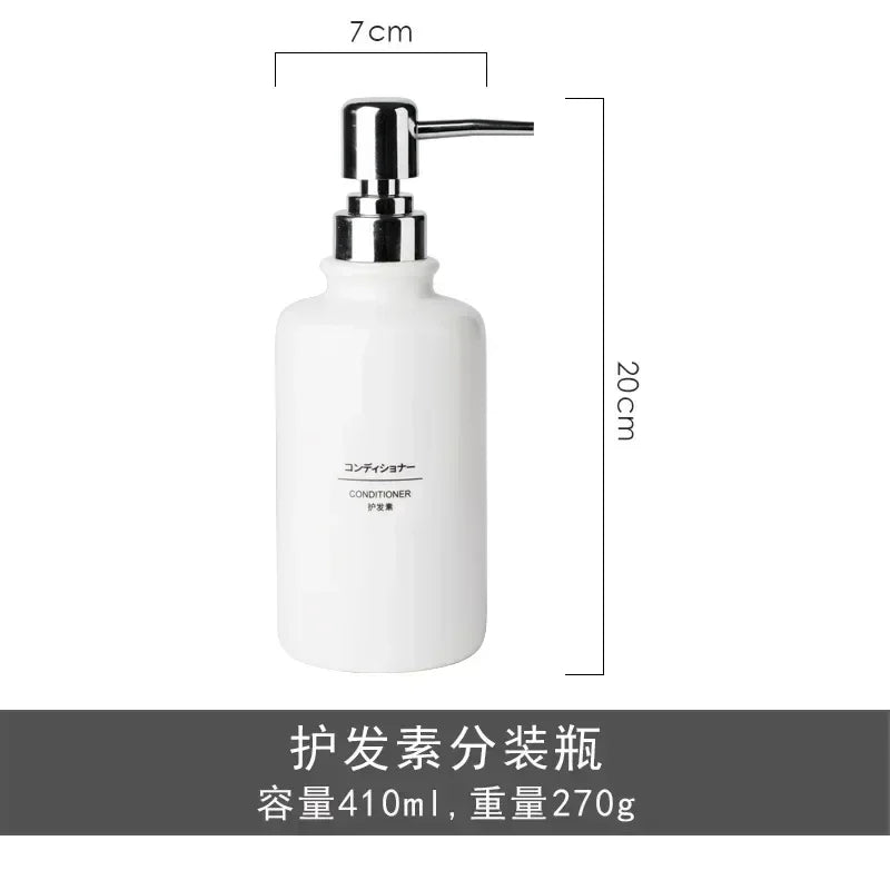 Ceramic Liquid Soap Dispensers, Emulsion Sub Bottl, Latex Bottles, Bathroom Accessories Set, Wedding Gift, 1piece