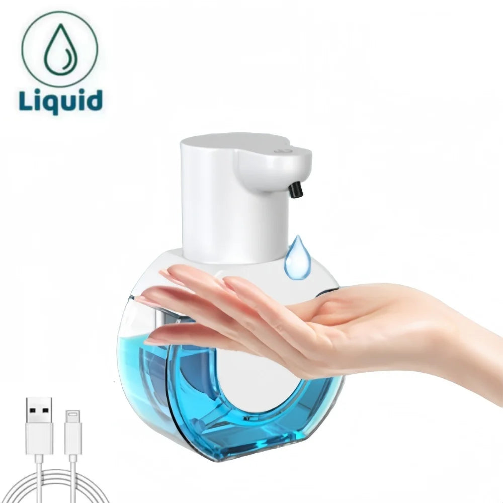Automatic Soap Dispenser Infrared Sensor Foam Hand Sanitizer USB Rechargeable Foaming Hand Soap Dispenser for Bathrooms
