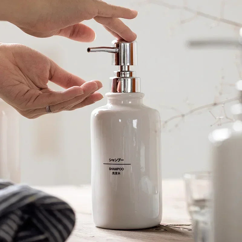 Ceramic Liquid Soap Dispensers, Emulsion Sub Bottl, Latex Bottles, Bathroom Accessories Set, Wedding Gift, 1piece