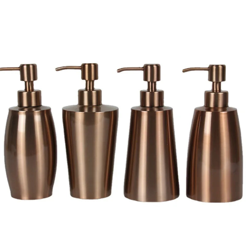 Rose Gold 304 Stainless Steel Liquid Soap Dispenser
