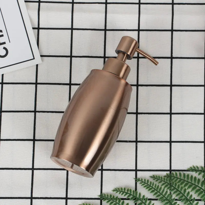 Rose Gold 304 Stainless Steel Liquid Soap Dispenser