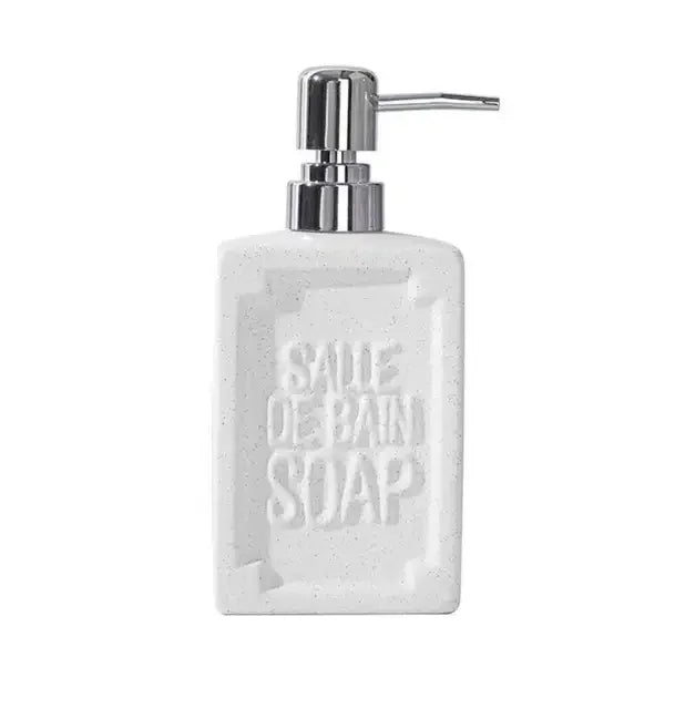 Ceramic Bathroom Foaming Soap Dispenser Dispenser Refill Lotion Sub Bottling Body Wash Conditioner for Bathroom Kitchen Decor