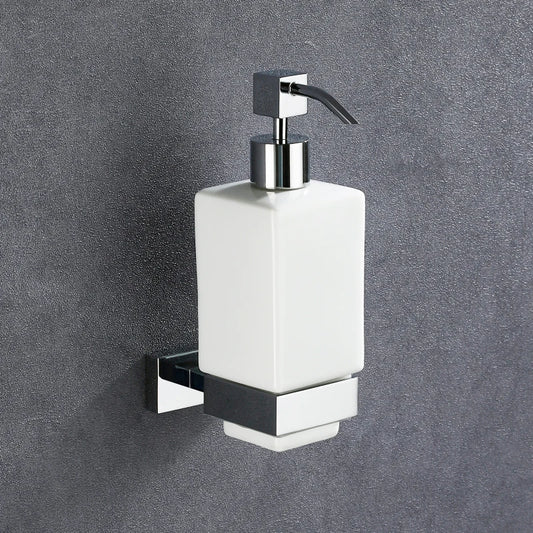 Wall Mounted Liquid Soap Dispanser Ceramic Luxury Hotel Bathroom Soap And Bath Dispenser Brass Kitchen Accessories