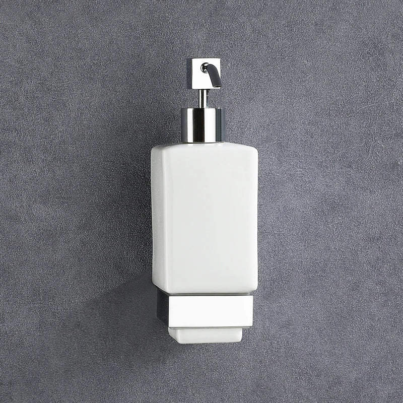 Wall Mounted Liquid Soap Dispanser Ceramic Luxury Hotel Bathroom Soap And Bath Dispenser Brass Kitchen Accessories