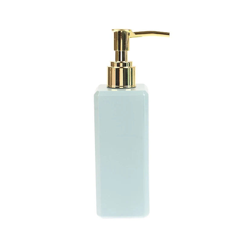 250ml Liquid Soap Dispenser Refillable Pump Bottle Square Bathroom Accessory Shampoo Conditioner Container Beauty Salon