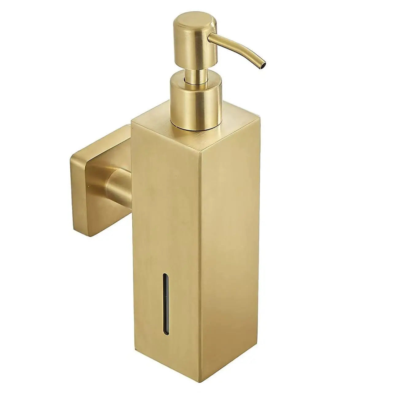 Liquid Soap Dispenser Bathroom Wall Mounted Gold Stainless Steel Shower Gel Detergent Shampoo Bottle For Kitchen Hotel Home