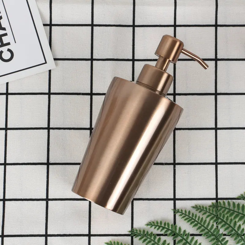 Rose Gold 304 Stainless Steel Liquid Soap Dispenser