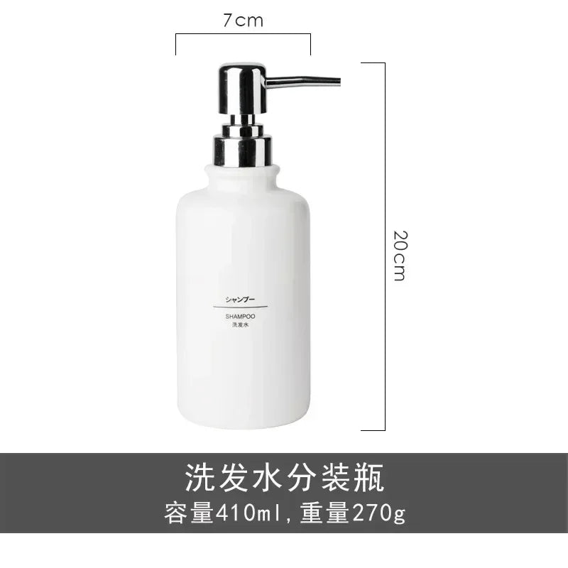Ceramic Liquid Soap Dispensers, Emulsion Sub Bottl, Latex Bottles, Bathroom Accessories Set, Wedding Gift, 1piece