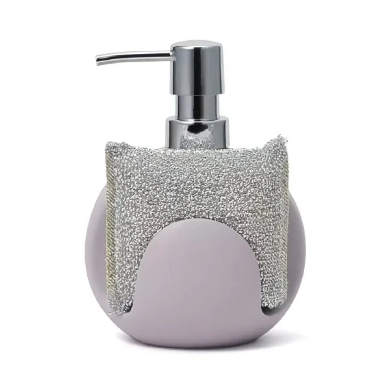 2 in 1 Ceramic Lotion Bottle Soap Dispenser Dual Purpose Bottle Sponge Seat Hand Sanitizer Bottle Bathroom Supplies Soap