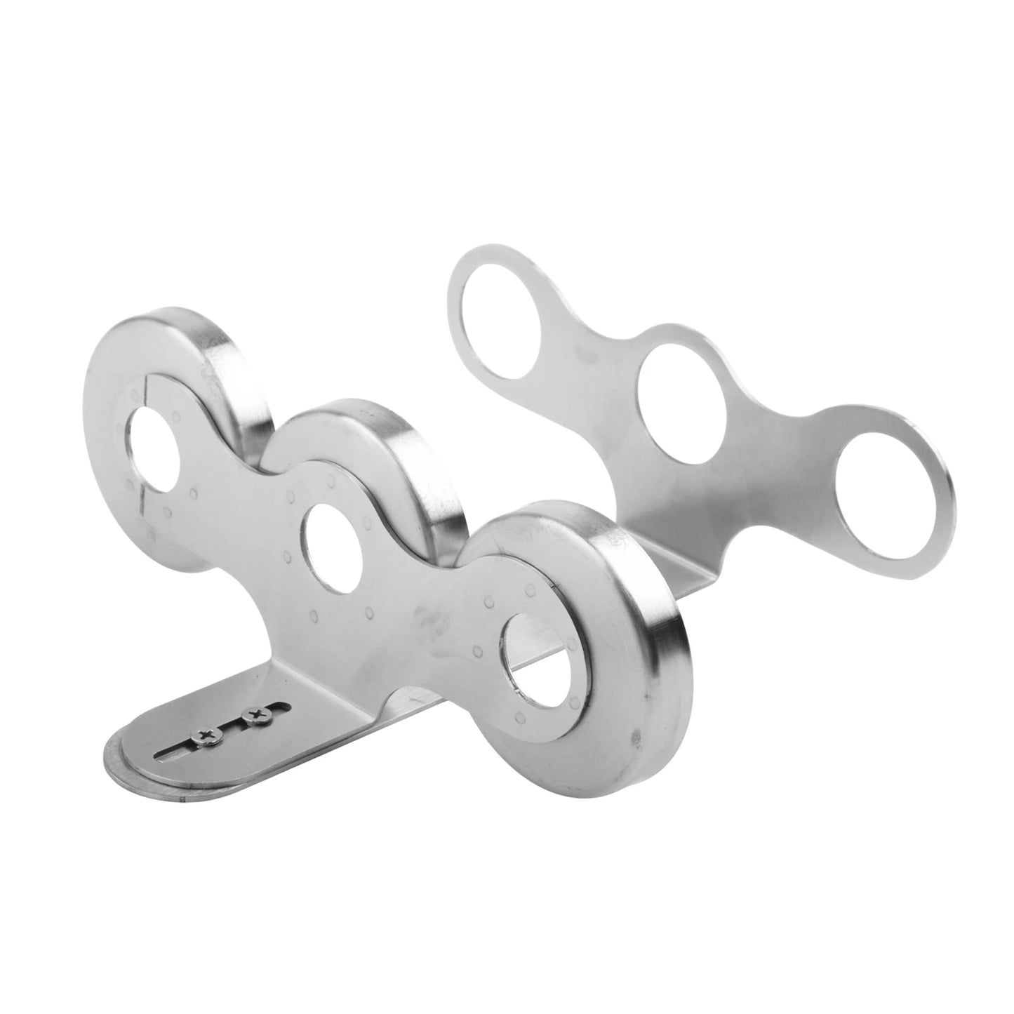 Wall Mounted Stainless Steel Bathroom Soap Dispenser Bottle Holder Hanger Gel Shampoo Storage Rack Bathroom Organizer