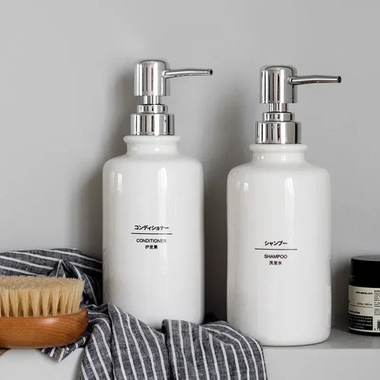 Ceramic Liquid Soap Dispensers, Emulsion Sub Bottl, Latex Bottles, Bathroom Accessories Set, Wedding Gift, 1piece