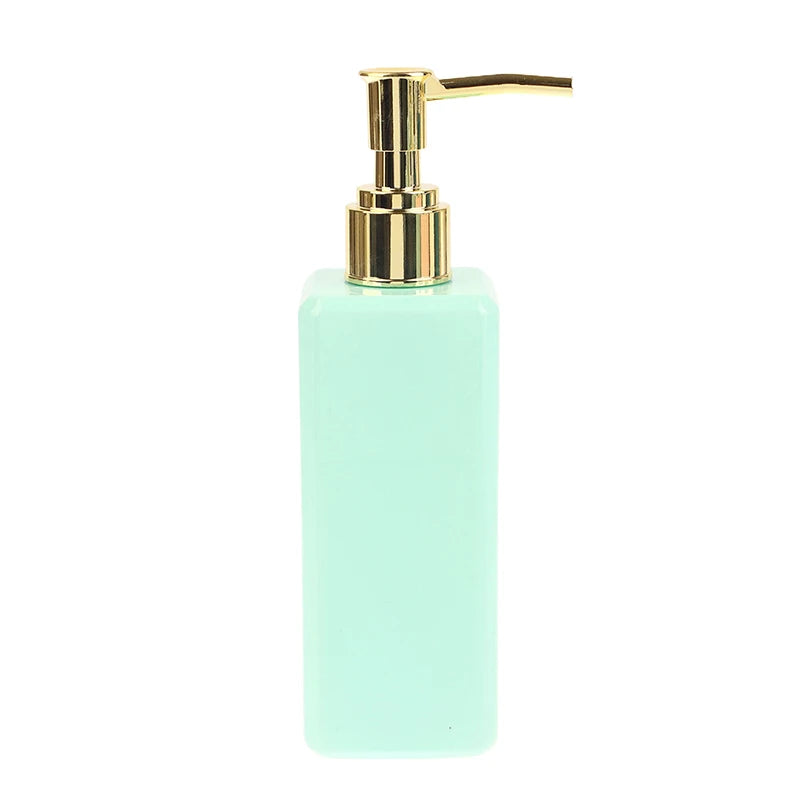 250ml Liquid Soap Dispenser Refillable Pump Bottle Square Bathroom Accessory Shampoo Conditioner Container Beauty Salon